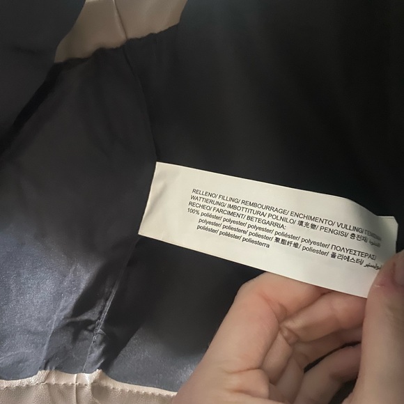 Pull & Bear Faux Leather Puffer Vest - Picture 5 of 5